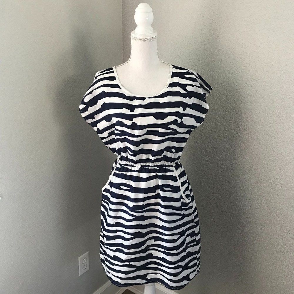 Ya Women Animal Line Pattern Mini Dress